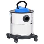 vidaXL Vysávač na popol s HEPA filtrom 1200 W 20 l nehrdzavejúca oceľ – Obrázok 3