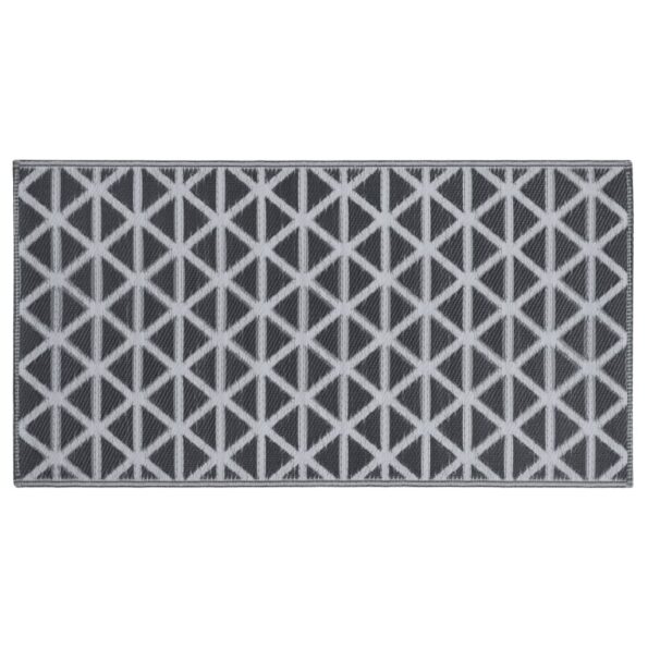 vidaXL Vonkajší koberec ARAKIL čierny 160x230 cm PP – Obrázok 3