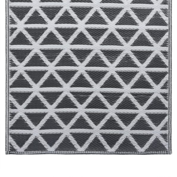 vidaXL Vonkajší koberec ARAKIL čierny 160x230 cm PP – Obrázok 5