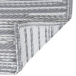 vidaXL Vonkajší koberec ARAKIL sivý 190x290 cm PP – Obrázok 6