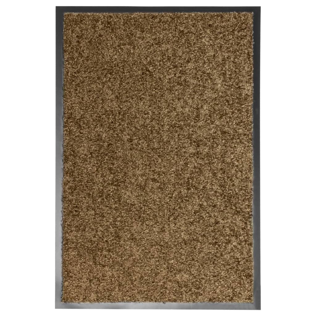 VXL8720286064856_a_en_hd_1.jpg vidaXL Rohožka, prateľná, hnedá 40x60 cm – Obrázok 1