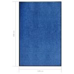 vidaXL Rohožka, prateľná, modrá 120x180 cm – Obrázok 6