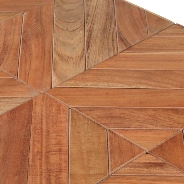vidaXL Jedálenský stôl 140x70x76 cm akáciový a mangovníkový masív – Obrázok 6