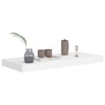 vidaXL Plávajúce nástenné police 2 ks, biele 60x23,5x3,8 cm, MDF – Obrázok 3
