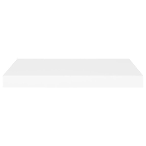 vidaXL Plávajúce nástenné police 2 ks, biele 60x23,5x3,8 cm, MDF – Obrázok 5