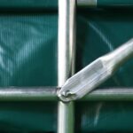 vidaXL Garážový stan zelený 1,6x2,4 m PVC – Obrázok 5