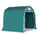 vidaXL Garážový stan zelený 1,6x2,4 m PVC – Obrázok 8