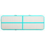 vidaXL Nafukovacia žinenka s pumpou 300x100x15 cm, PVC, zelená – Obrázok 5