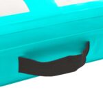 vidaXL Nafukovacia žinenka s pumpou 300x100x15 cm, PVC, zelená – Obrázok 6