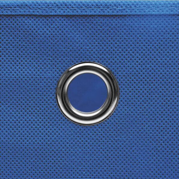 vidaXL Úložné boxy 10 ks, netkaná textília 28x28x28 cm, modré – Obrázok 2