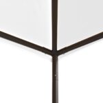 vidaXL Altánok 3x3x2,9 m, biely 180 g/m² – Obrázok 3
