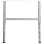 vidaXL Rámy na pracovné stoly 2 ks kovové 85x(69x95,5) cm sivé – Obrázok 4