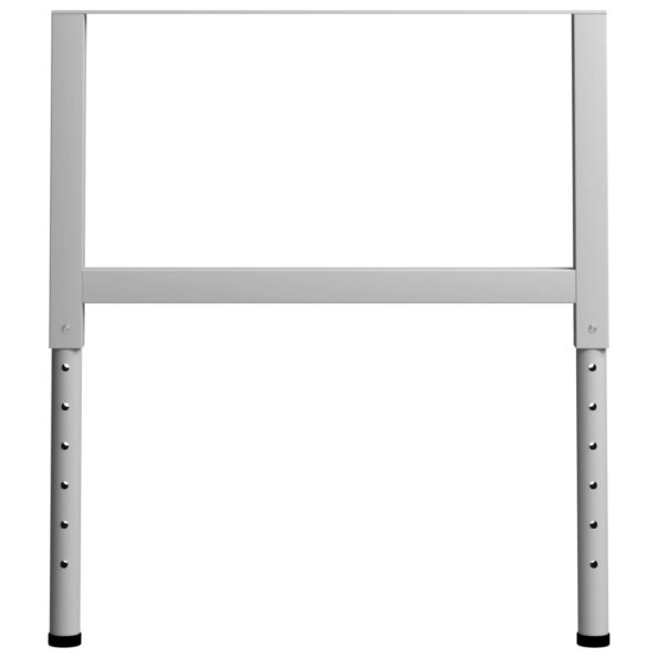 vidaXL Rámy na pracovné stoly 2 ks kovové 85x(69x95,5) cm sivé – Obrázok 4