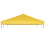 vidaXL Strieška na altánok 270 g/m², 4x3 m, žltá – Obrázok 6