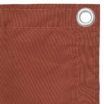 vidaXL Balkónová markíza, tehlová farba 120x500 cm, oxfordská látka – Obrázok 3