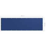 vidaXL Balkónová markíza, modrá 120x400 cm, oxfordská látka – Obrázok 5