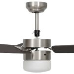 vidaXL Stropný ventilátor so svetlom a ovládačom 108 cm, tmavohnedý – Obrázok 9