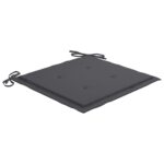 vidaXL Podložky na záhradné stoličky 2 ks 40x40x4 cm, oxfordská látka – Obrázok 3