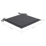 vidaXL Podložky na záhradné stoličky 2 ks 40x40x4 cm, oxfordská látka – Obrázok 7