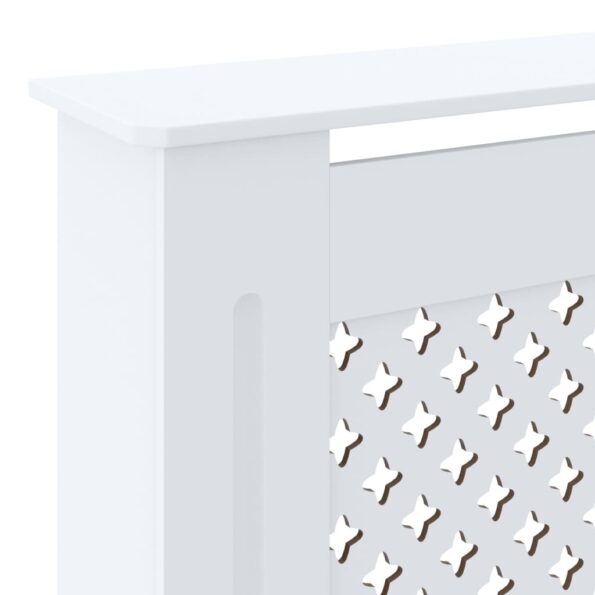 vidaXL Kryt na radiátor biely 205 cm MDF – Obrázok 6