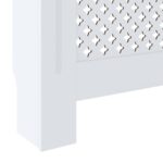 vidaXL Kryt na radiátor biely 205 cm MDF – Obrázok 7