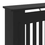 vidaXL Kryt na radiátor čierny 78 cm kompozitné drevo – Obrázok 5