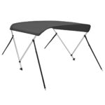 vidaXL Strieška Bimini s 2 oblúkmi antracitová 150x120x110 cm – Obrázok 3
