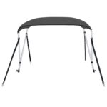 vidaXL Strieška Bimini s 2 oblúkmi antracitová 150x120x110 cm – Obrázok 5