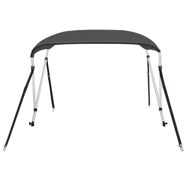 vidaXL Strieška Bimini s 2 oblúkmi antracitová 150x120x110 cm – Obrázok 5