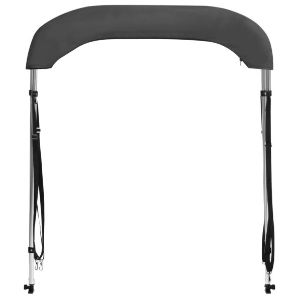 vidaXL Strieška Bimini s 2 oblúkmi antracitová 150x120x110 cm – Obrázok 6