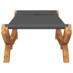 vidaXL Vonkajšia posteľ 100x188,5x44 cm ohýbaný masív antracitová – Obrázok 3