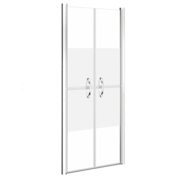 vidaXL Sprchové dvere, polomatné, ESG 86x190 cm – Obrázok 2