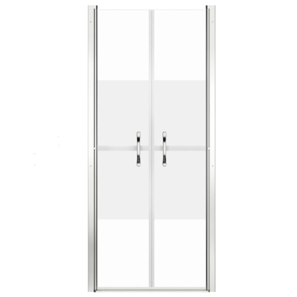 vidaXL Sprchové dvere, polomatné, ESG 86x190 cm – Obrázok 3