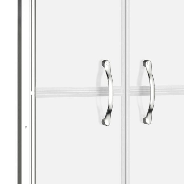 vidaXL Sprchové dvere, polomatné, ESG 86x190 cm – Obrázok 4