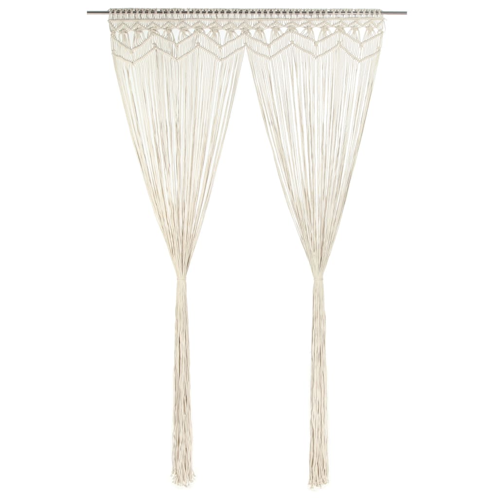 VXL8720286180778_a_en_hd_1.jpg vidaXL Záclona macrame 140x240 cm bavlna – Obrázok 1