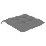 vidaXL Podložky na stoličku 2 ks, sivé 40x40x7 cm, oxfordská látka – Obrázok 4