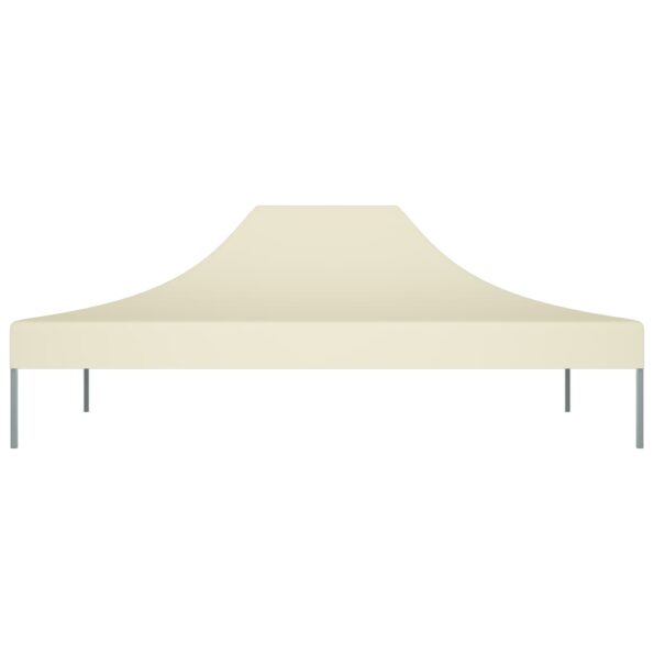vidaXL Strecha na párty stan 4x3 m, krémová 270 g/m² – Obrázok 3