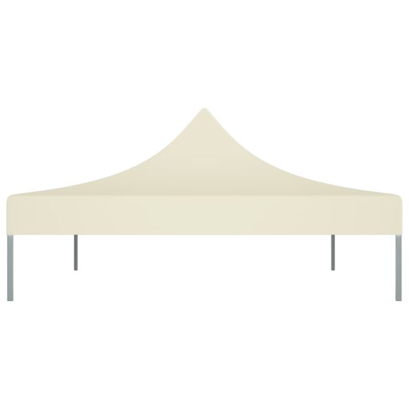 vidaXL Strecha na párty stan 4x3 m, krémová 270 g/m² – Obrázok 4