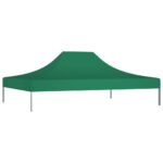 vidaXL Strecha na párty stan 4x3 m, zelená 270 g/m² – Obrázok 2