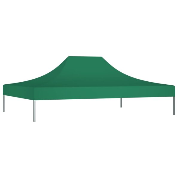 vidaXL Strecha na párty stan 4x3 m, zelená 270 g/m² – Obrázok 2