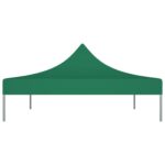 vidaXL Strecha na párty stan 4x3 m, zelená 270 g/m² – Obrázok 4
