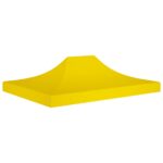 vidaXL Strecha na párty stan 4x3 m, žltá 270 g/m²