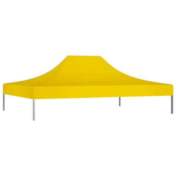 vidaXL Strecha na párty stan 4x3 m, žltá 270 g/m² – Obrázok 2