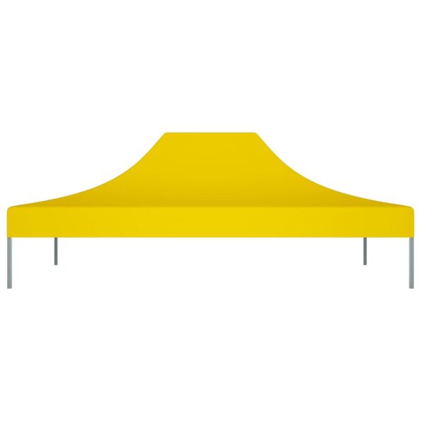 vidaXL Strecha na párty stan 4x3 m, žltá 270 g/m² – Obrázok 3