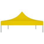 vidaXL Strecha na párty stan 4x3 m, žltá 270 g/m² – Obrázok 4