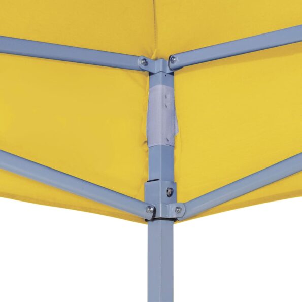 vidaXL Strecha na párty stan 4x3 m, žltá 270 g/m² – Obrázok 5
