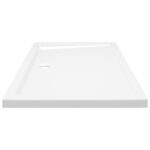 vidaXL Obdĺžniková sprchová vanička z ABS 70x90 cm – Obrázok 5