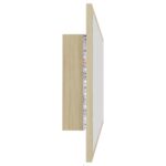 vidaXL LED kúpeľňové zrkadlo dubu sonoma 90x8,5x37 cm, akryl – Obrázok 8