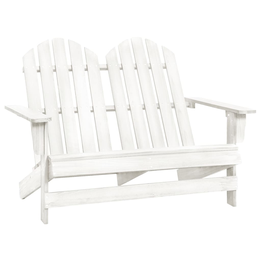 VXL8720286240809_a_en_hd_1.jpg vidaXL 2-miestna záhradná stolička Adirondack jedľový masív biela – Obrázok 1