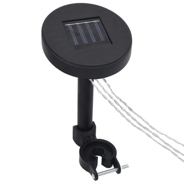 vidaXL LED svetelná reťaz so solárnym panelom na altánok – Obrázok 2